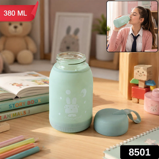 Clear glass bottle office use
