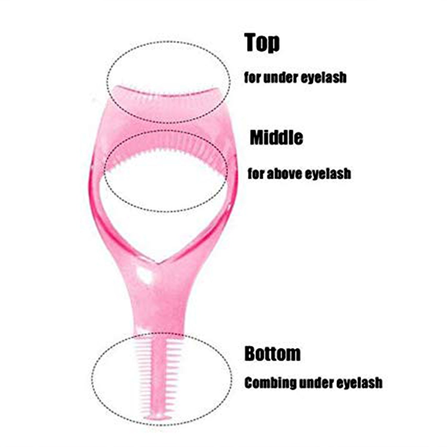 Compact and lightweight Eyelash Tool, perfect for daily use or travel makeup kits.