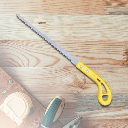 Compact 34 cm portable hand saw suitable for detailed trimming and cutting.
