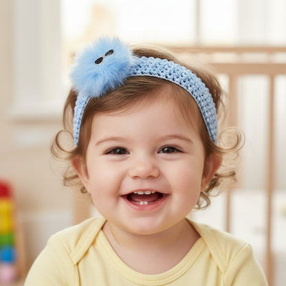 Lightweight elastic hair accessory for infant girls