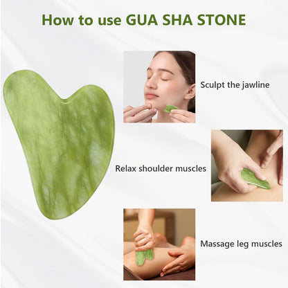 Smooth rolling jade face roller enhancing blood circulation
