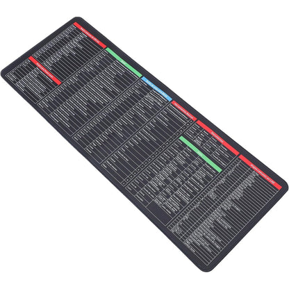 Oversized Shortcut Keyboard Mat providing a comfortable and efficient workspace.
