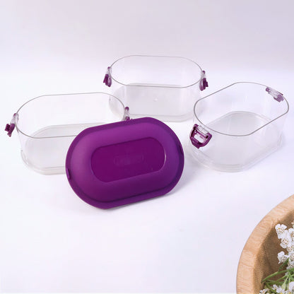 Daily use airtight food storage containers for kitchen pantry