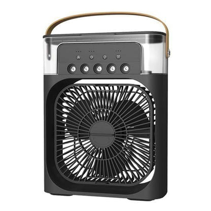 Packaging shot of portable air cooler fan