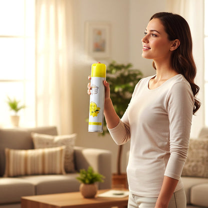 Long-lasting Lemon air freshener bottle