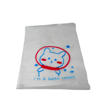 Reusable zip pouch displayed open to show interior space for essentials.