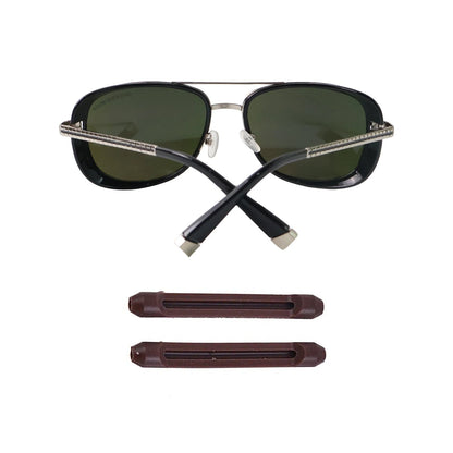 Glasses cleaning cloth and case included in sunglasses protection kit