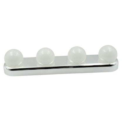 Side view of the portable cosmetic lighting kit, highlighting its slim design.