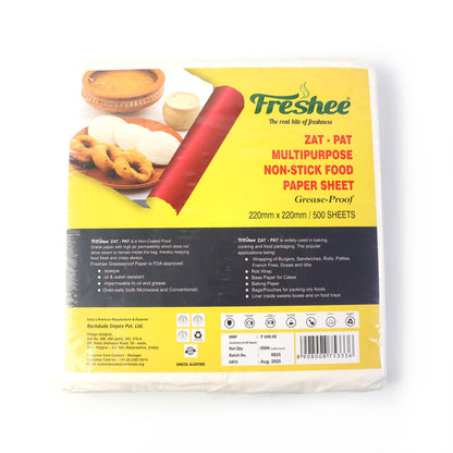 Single Zat-Pat non-stick food paper sheet for food wrapping and serving