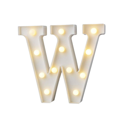 Portable W shaped decorative lamp battery operated for home use