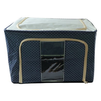 Clothes organizer bag with secure zipper closure