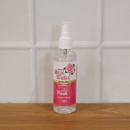 Organic rose water skin mist for daily use