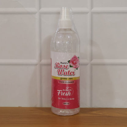 Daily use rose water facial mist for skin hydration
