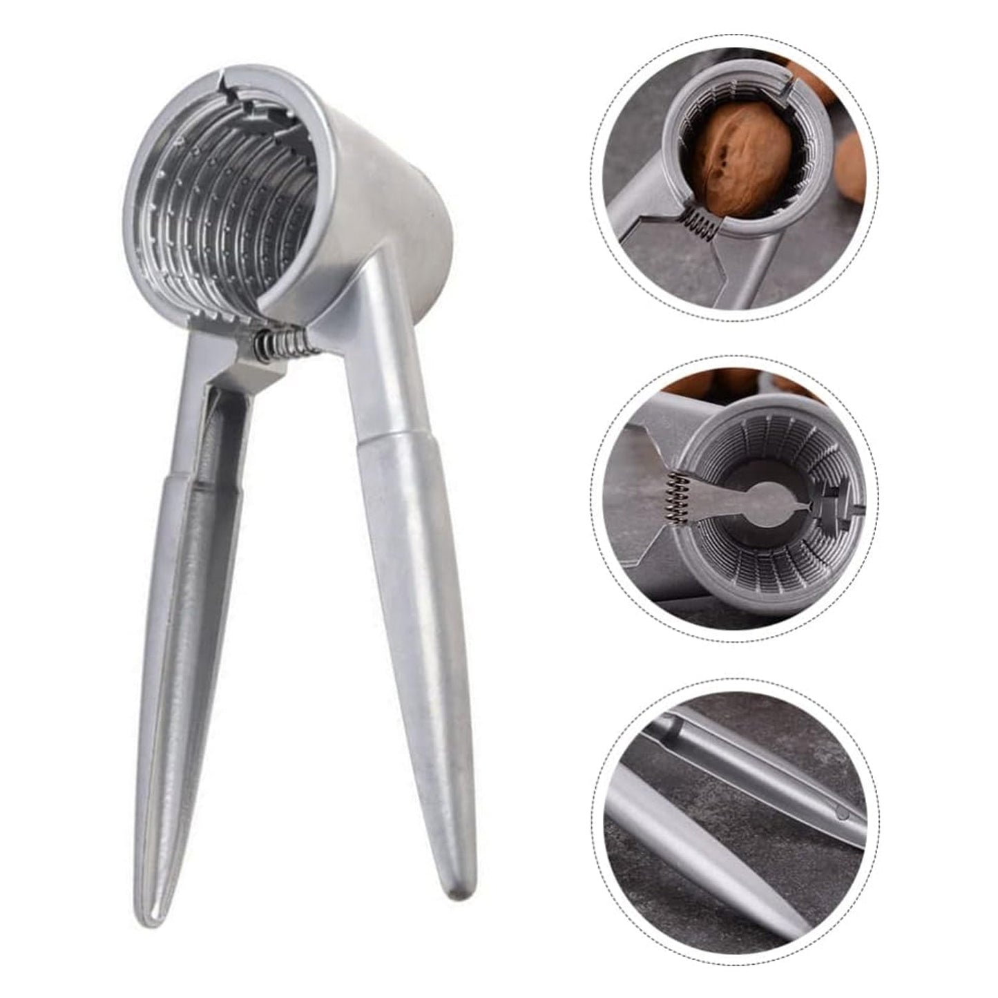 Durable walnut clamp with a user-friendly design, suitable for nuts of different sizes like akhrot.