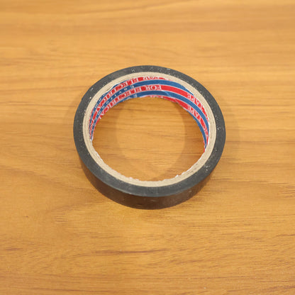 Heavy duty black electrical insulation tape for safe electrical maintenance