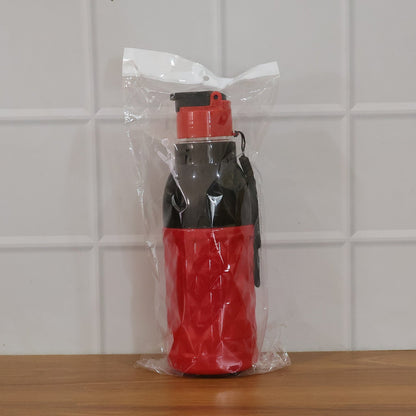 400 ML plastic sports water bottle with convenient carrying strap