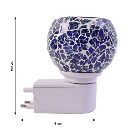 Bedroom decorative night lamp with warm mosaic light