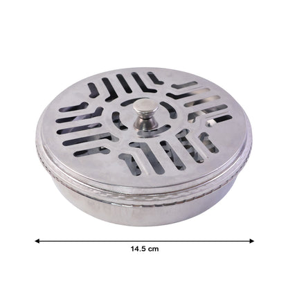 Protective mosquito coil case with enclosed design for safety and clean burning