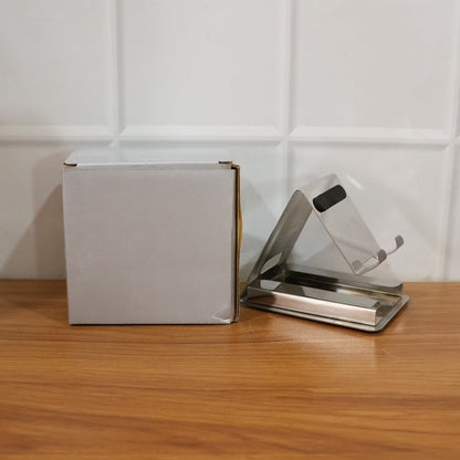 Minimalist mobile phone holder stand for comfortable viewing