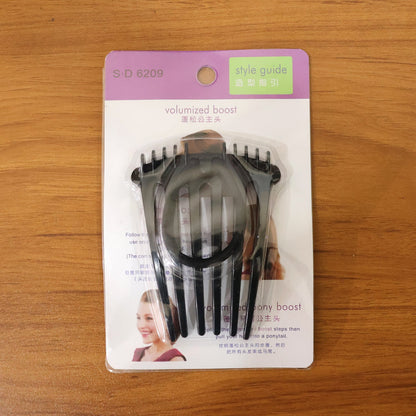 Hair volume enhancer comb clip giving instant lift and volume