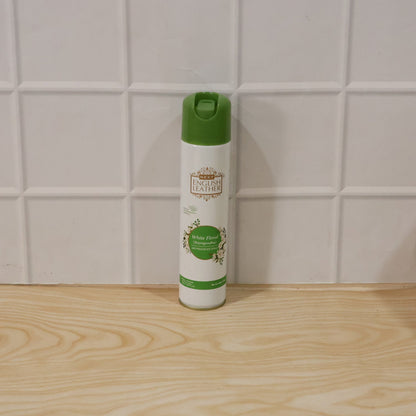 Air Freshener Spray bottle revealing product information and features