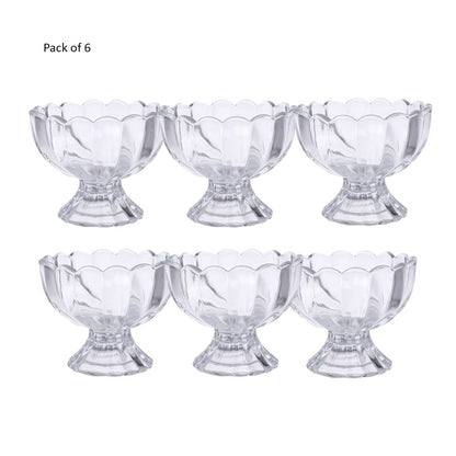 Full view of the six-piece dessert bowl set, showcasing all individual serving bowls.