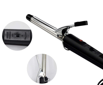 Hair Curling Iron creating perfect, bouncy curls.