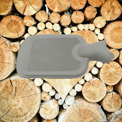 Detailed texture of the hot water bag's durable, skin-friendly PVC.