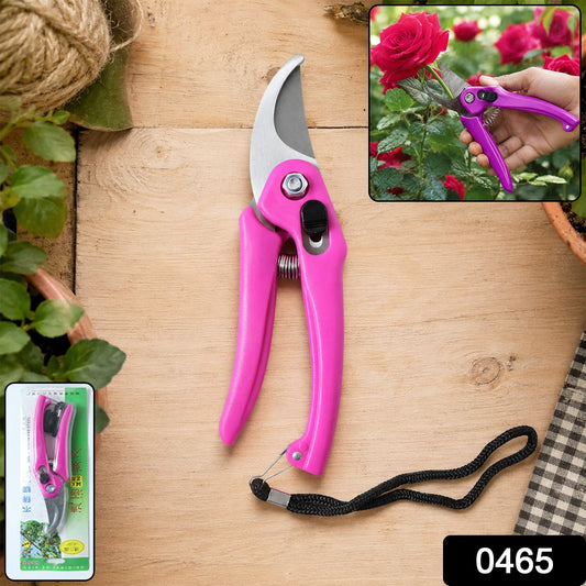 Flower Cutter Garden Scissors Stainless Steel Pruner Soft Grip (1 Pc)