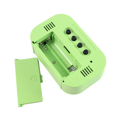 Compact digital alarm clock featuring alarm function and clear display