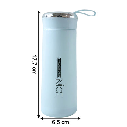 Glass water bottle featuring a secure leak proof lid