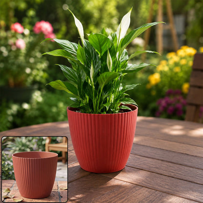 Plastic Flower Pots – Durable Round Planters for Home & Garden | Plant Edge