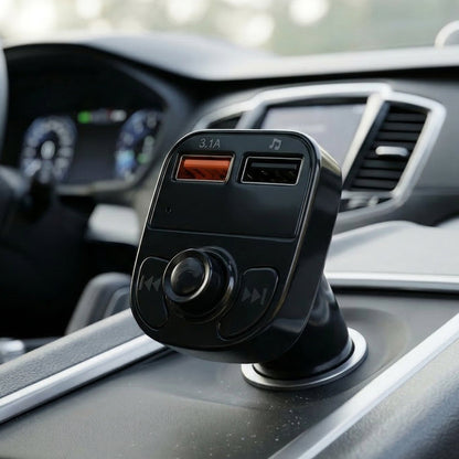 Dashboard wireless charging holder with LED display