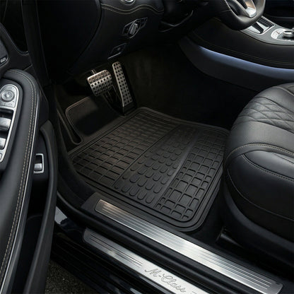 Easy-to-clean waterproof rubber floor mats for cars and SUVs