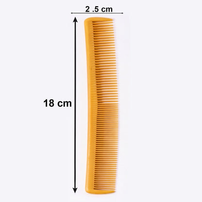 Compact plastic hair comb set with anti-static properties for smooth styling