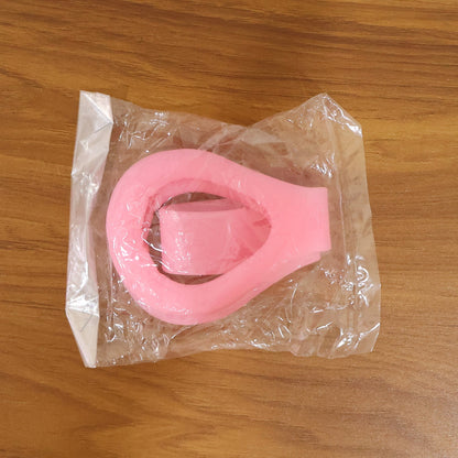 Coiled silicone resistance band ideal for home or gym workouts
