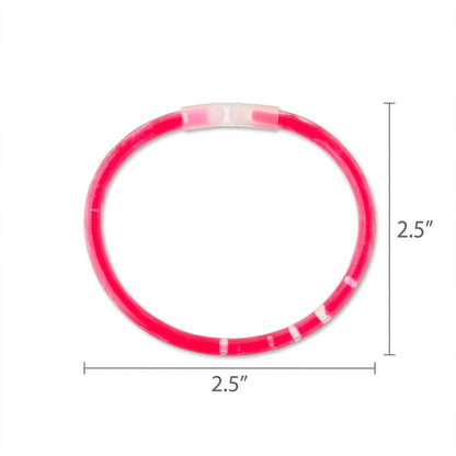Glow LED Bracelet displayed to show its approximate size and fit.