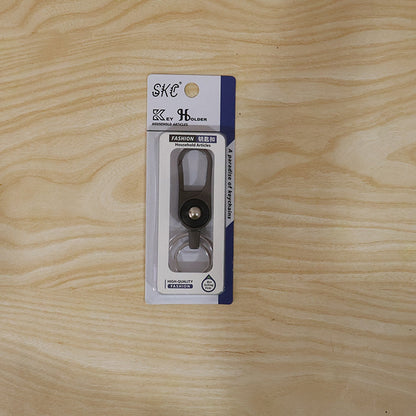 Modern metal key holder with carabiner clip for daily carry
