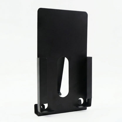 Close up of auto rickshaw mobile holder bracket