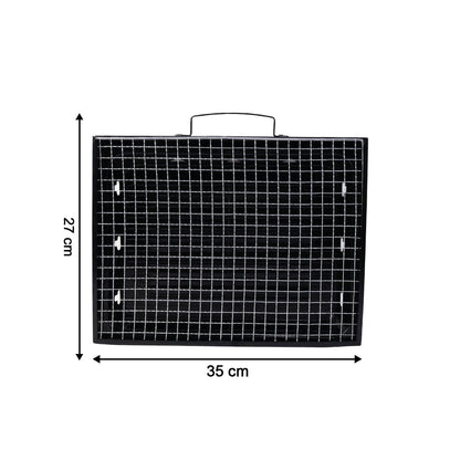 Stainless steel mesh BBQ grill suitable for outdoor use