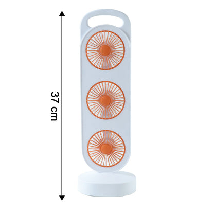 Compact, lightweight USB table fan