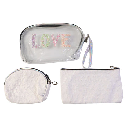 Travel-friendly cosmetic bags from the multifunctional makeup bag set