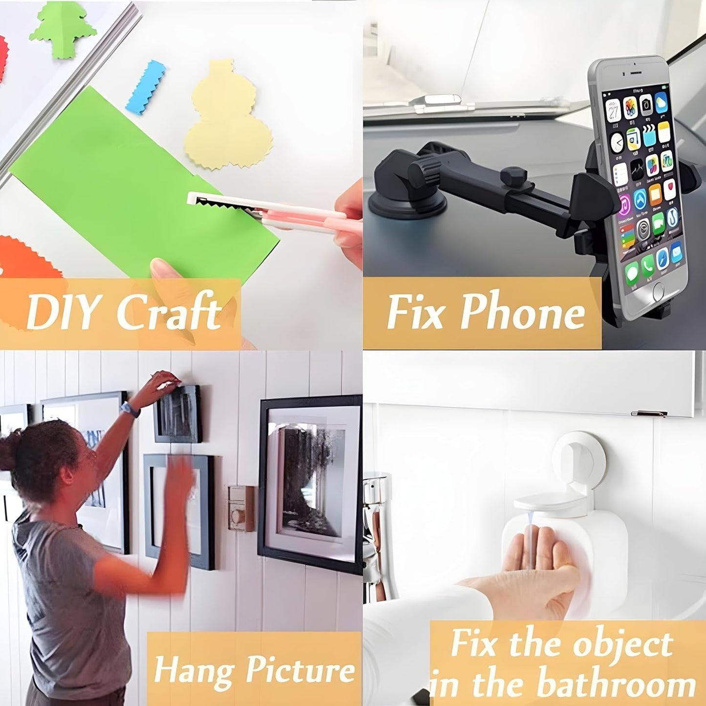 Installed furniture scratch guard pads