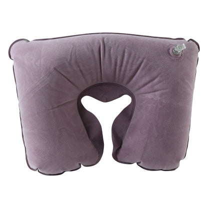 Travel pillow wearing view