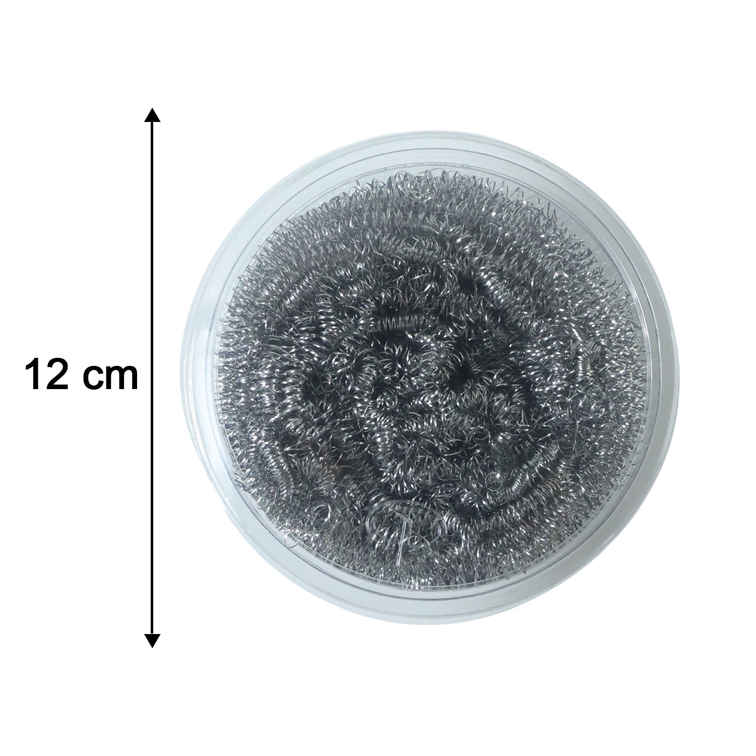 Utensil cleaning steel scrubber for kitchen use