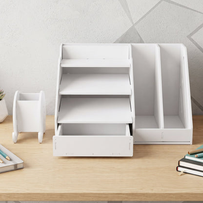Storage cabinet compartments view