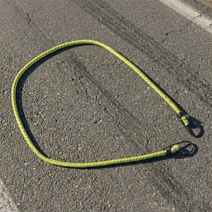 Elastic tie down rope with durable hooks for transportation