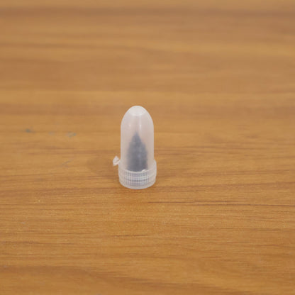 Tire puncture repair rubber plug in use