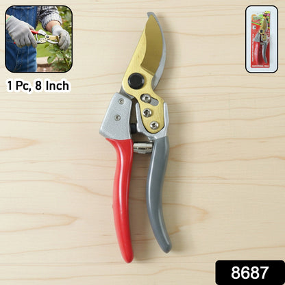 Heavy-duty garden secateurs for pruning flowers and small branches