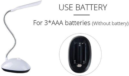 Ergonomic portable LED reading light providing even illumination.